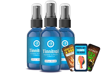 Tinnitrol 3 bottles, 90 day supply with 3 free bonuses